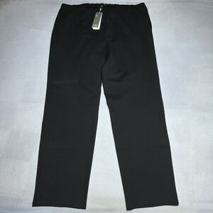 NEW Eileen Fisher Black Viscose Stretch Ponte Knit Slim Fit Pants Size 3X‎ NWT